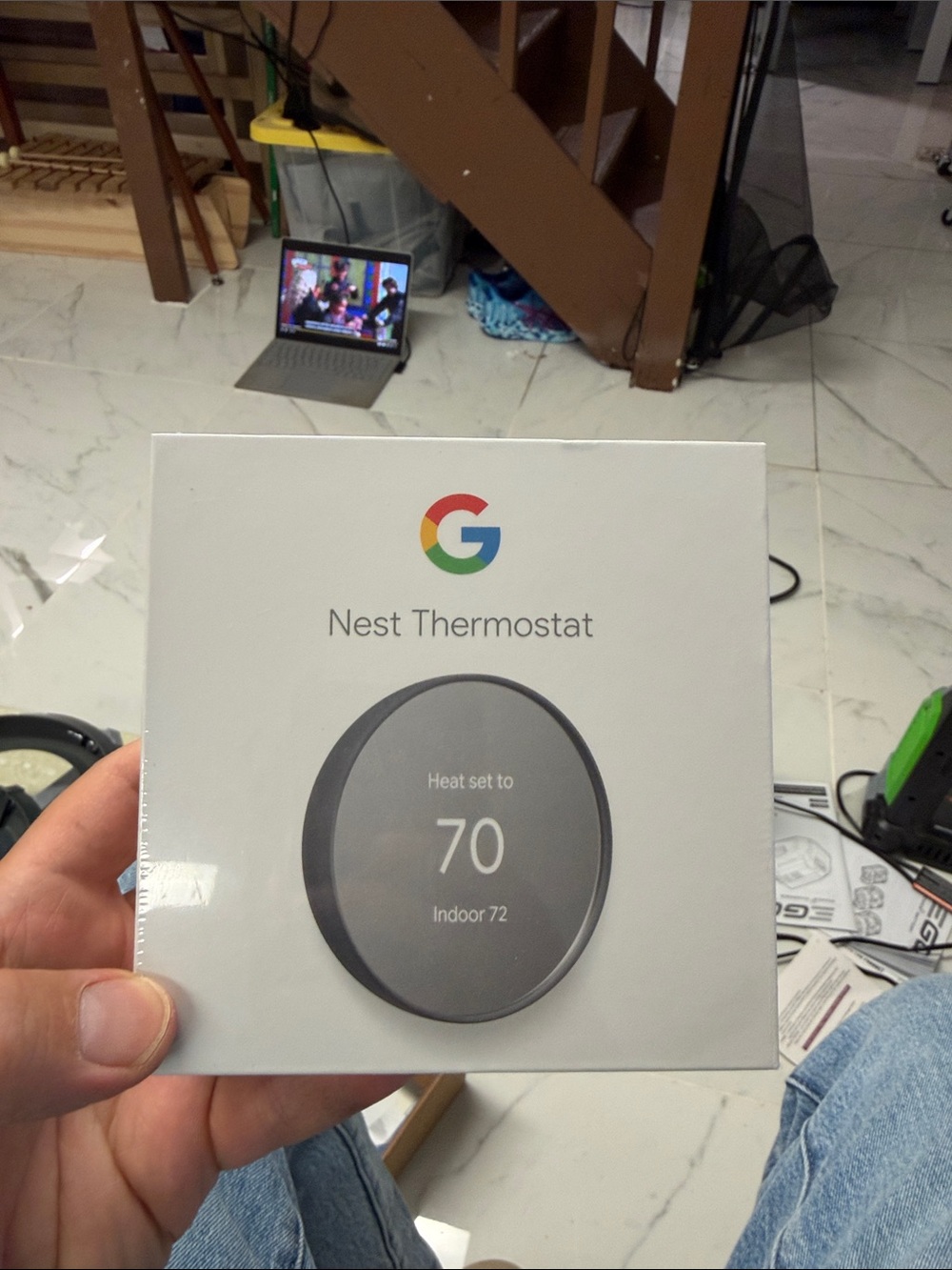 Google Nest Thermostat - Charcoal